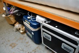 A quantity of miscellaneous items to include one Igloo Maxcold 58ltr cooler.