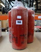 Five Baldwin BD7176 high velocity engine oil filters (Four as new).