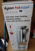 One boxed as new Dyson Hot+Cool jet focus fan heater AM09.
