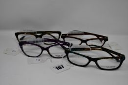 A pair of as new Vanni glasses frames with clear glass (RRP £240), a pair of as new MiniVi glasses
