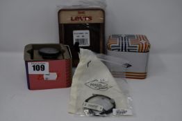 A men's as new Fossil watch (FS5573) together with a fossil bracelet (JF00116040) and Levis