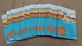 A quantity of SpoilMeWithHealth B12+ Energy Patches B12 (Eight week supply. 5000 mcg (