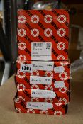 Eight boxed as new 22214-E1 FAG spherical roller bearings.