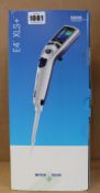 One boxed as new Mettler Toledo Rainin electronic pipette E4 XLS+.