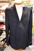 An as new Ralph Lauren navy blazer (Size 44L - RRP £345).