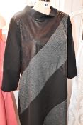 An as new James Lakeland cowl neck panel dress in black (Size 18 - RRP £175).