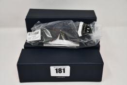Three pairs of as new Ted Baker Dirk sunglasses with cases.