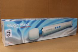 One boxed as new Magic Wand personal rechargeable massager (HV-270).