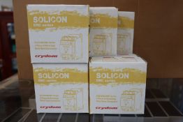 Nine boxed as new Crydom solid state relays (DRC3R40E400).