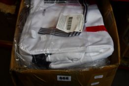 A quantity of as new Lacoste L12.12 French Panache weekender bags.