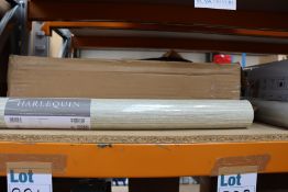 Six rolls of Harlequin Lisle 112118 vinyl wall coverings (10.05m x 68.6cm).