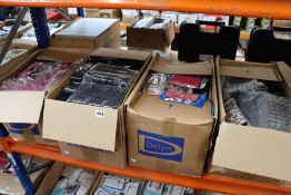 Four boxes of assorted as new phone cases and wallets (Approximately 2500 items).