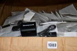 One box containing a quantity of GF-07 enhanced magnetic locators and LED string lights.