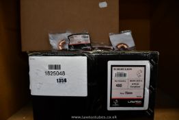 A quantity of boxed as new Lawton 90 degree elbows (Model:015, 15mm, approximately 450).