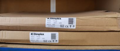 Two boxed as new Dimplex electric towel rails (60w).