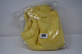 Two as new L.F.Markey Rudy jumpers in lemon (UK 8 and 12).