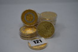 Fifty five as new 100 Vuotta Itsenainen Suomi 1917 2017 commemorative coins.