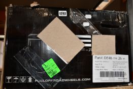 One boxed as new Gladiator Fuel Off-Road Assault Wheel for 07-20 Jeep Wrangler JL, JK in a matte