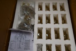 A boxed as new decorative 15 light chandelier.