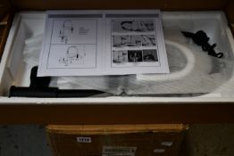 Five boxed as new kitchen sink faucets.