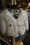 An as new Max Azria faux fur bolero (XS/S - RRP $198).