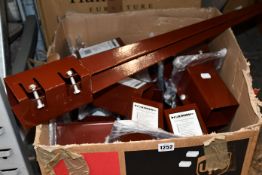 A quantity of as new Fixman Bolt Down Post Shoes 995311 (75 x 75mm) (Approximately 20).