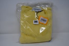 Two as new L.F.Markey Rudy jumpers in lemon (UK 10 and 12).