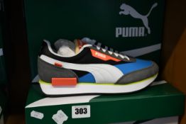 Two pairs of as new Puma Future Rider Play On trainers (UK 9, 9.5).