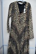 An as new The Kooples contemporary leopard dress (Size 1 - RRP £278 - no tag).