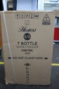 A boxed as new Hostess 7 Bottle Wine Cooler (HW07MC).