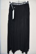 An as new The Kooples X Sport ribbon pleated waist skirt (Size 3 - RRP £198).