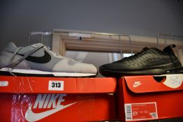 Two pairs of as new Nike trainers; Air Max Axis (UK 5.5) and MD Runner 2 (UK 12).