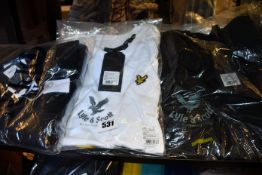 Three items of as new Scott & Lyle clothing; The Open Dunnet V-neck sweater (S - RRP £75), track