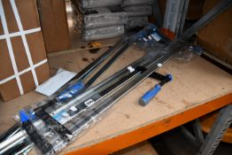 Six as new Silverline 598414 F-clamp (Heavy duty, deep capacity 1000 X 120mm).