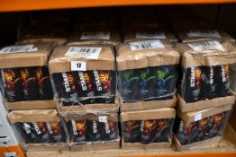 Forty boxes of Stamina hair and body wash (Six in a box).