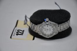 A ladies as new Tag Heuer Aquaracer 300 metre Sapphire crystal watch WBD1415 (Unboxed).