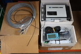 A quantity of boxed as new Thermoking components to include two Touchlog Premium printers.