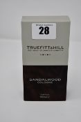 Three men's boxed as new Truefitt & Hill Sandalwood Cologne (100ml).