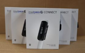 Five boxed as new Insulcheck Connect (Automatic data logger for insulin pens, supports KwikPen by