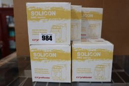 Nine boxed as new Crydom solid state relays (DRC3R40E400).