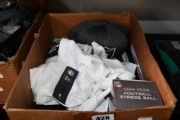 A quantity of assorted as new Las Vegas Lakers merchandise to include one lady's customised game