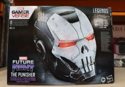 One as new Marvel Legends Punisher Gamer Verse electronic helmet.