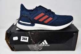 A pair of as new Adidas UltraBoost 20 trainers (UK 11).
