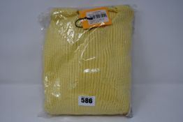 Two as new L.F.Markey Rudy jumpers in lemon (UK 10 and 14).