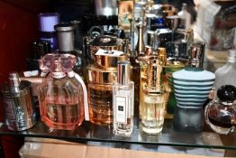 A quantity of part used eau de parfum/toilette to include Victor&Wolf, Jean Paul Gaultier, Hugo Boss
