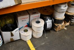 A quantity of miscellaneous wire and cable.