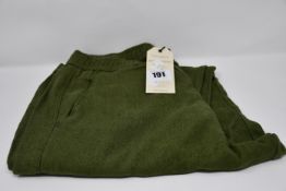 Two pairs of as new Oliver Spencer Ecological Evering drawstring trousers (1 x M, 1 x XL).