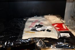 Five items of as new Max Bone dog clothing; a Lu ski suit (M - RRP $110), Always Scheming jumper (