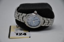 An as new Tag Heuer Link 100 metre watch WBC1315-0 WBD1311 (Unboxed).