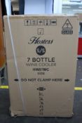 A boxed as new Hostess 7 Bottle Wine Cooler (HW07MC).